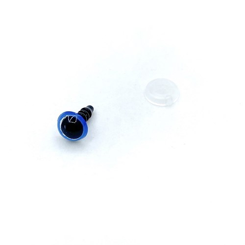Amigurumi Vidalı Göz 6mm ( Çift ) Mavi