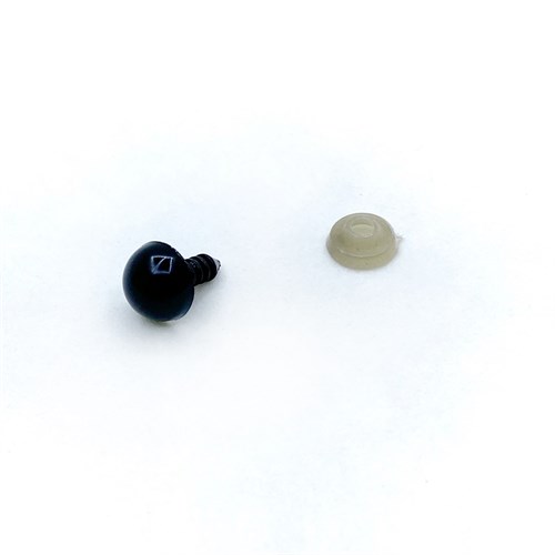 Amigurumi Vidalı Göz 6mm ( Çift ) Siyah