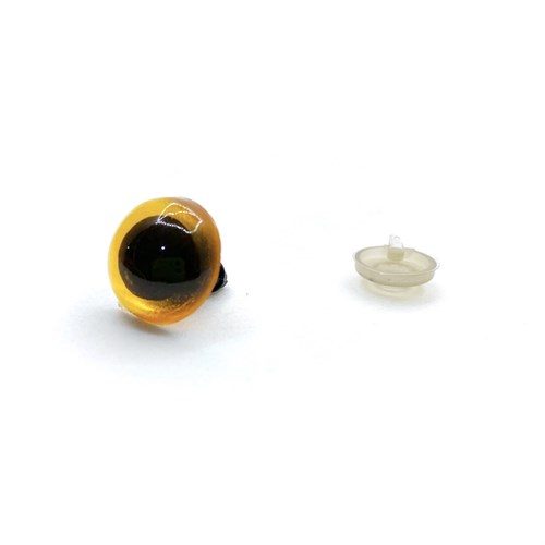 Amigurumi Vidalı Göz 8mm ( Çift ) Turuncu
