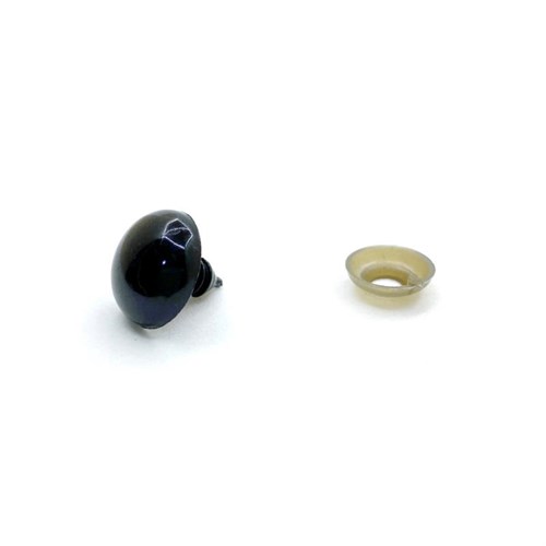 Amigurumi Vidalı Göz10mm (Çift ) Siyah