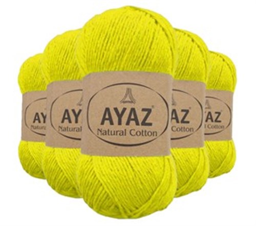 Ayaz Natural Cotton 1397 neon sarı