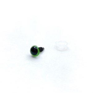 Amigurumi Vidalı Göz 6mm ( Çift ) Yeşil