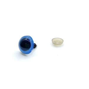 Amigurumi Vidalı Göz 8mm ( Çift ) Mavi